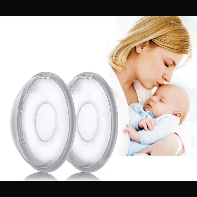 

1pc Reusable Nursing Pad Silica Gel Breast Milk Collector Collection Cover Baby Feeding Soft Postpartum Nipple Suction Container