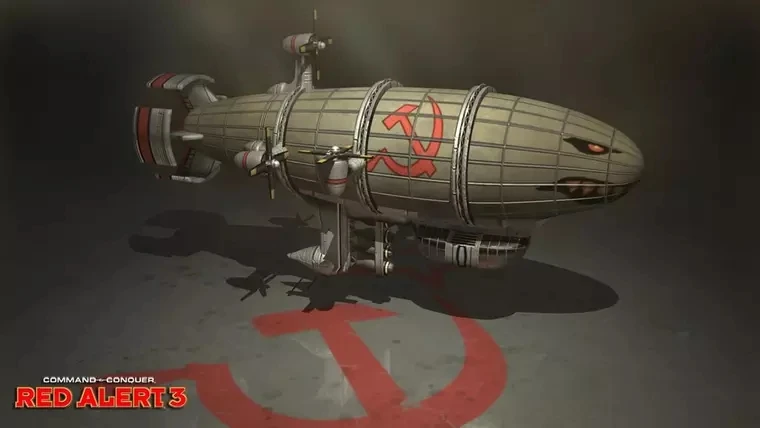 Команда и завоевывание Красного оповещения Киров дирижабль 3D стерео бумажная модель DIY ручной набор игрушек