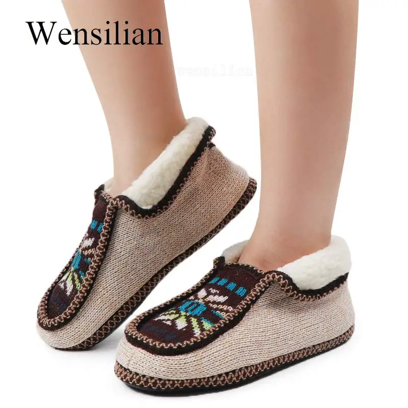 Fur Slides Home Slippers Women Winter House Shoes Warm Indoor Floor Shoes Furry Fluffy Slippers Pantoufle Femme Zapatillas Mujer