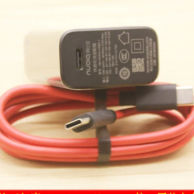2 In 1 Для Nubia Red Magic 3 NX629j USB Dual type-C 27 Вт PD3.0 кабель для быстрой зарядки USB-C кабель красный Magic3 - Цвет: 2 In 1