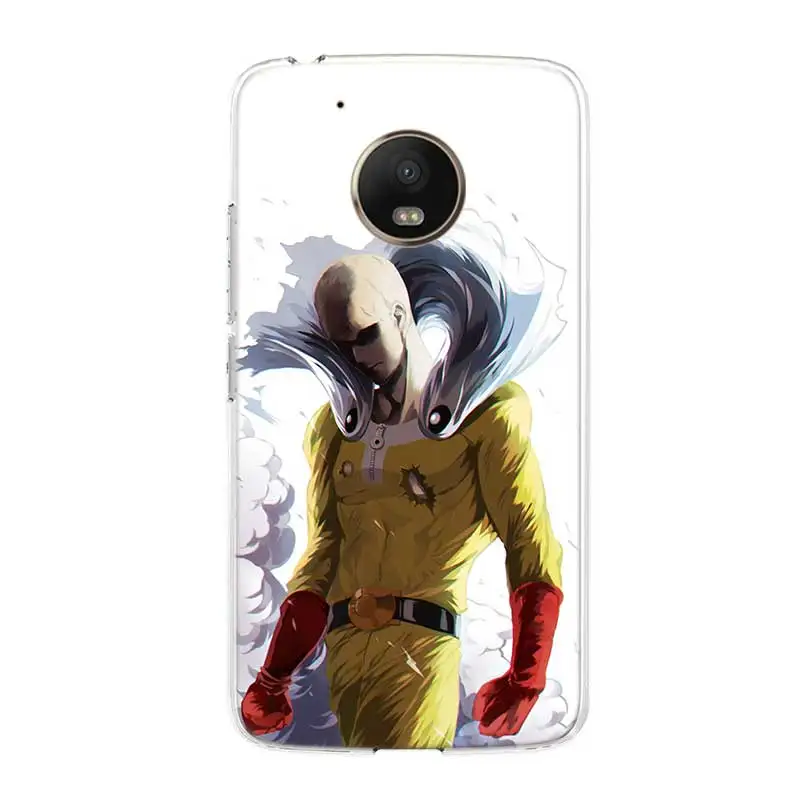 Чехол с силиконовым корпусом One Punch Man для Motorola MOTO G7 G5 G5S G6 E4 E5 Plus G4 Play |