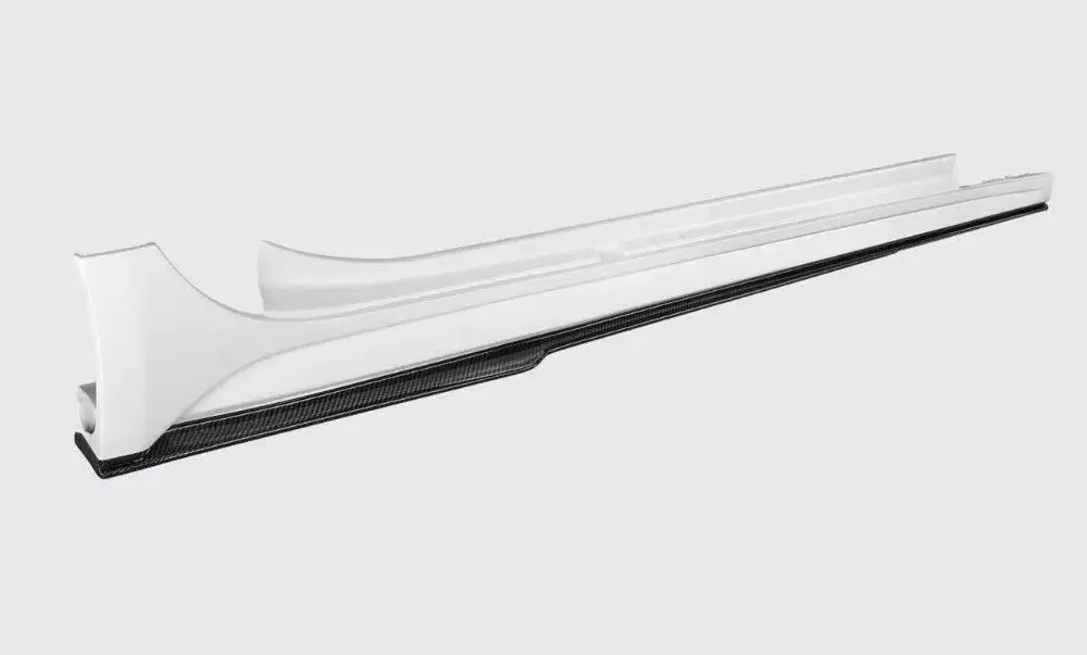 Only-side-skirts Углеродного волокна задний диффузор крыло спойлер авто задний бампер диффузор для Maserati Ghibli кузов комплект заднего бампера 2012- лет - Цвет: Only-side-skirts