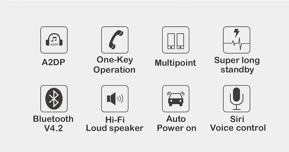 Беспроводной автомобильный Bluetooth V4.2 громкой связи автомобильный комплект беспроводной динамик телефон солнцезащитный козырек клип динамик телефон Bluetooth громкой связи автомобильный комплект