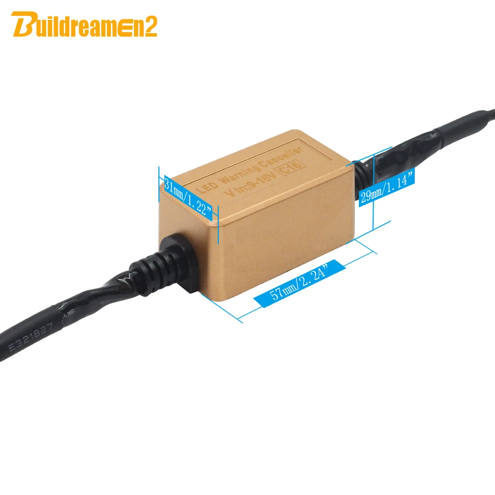 Светодиодный декодер Buildreamen2 CANBUS для автомобиля HID ксеноновый светильник H1 H3 H4 H7 H8