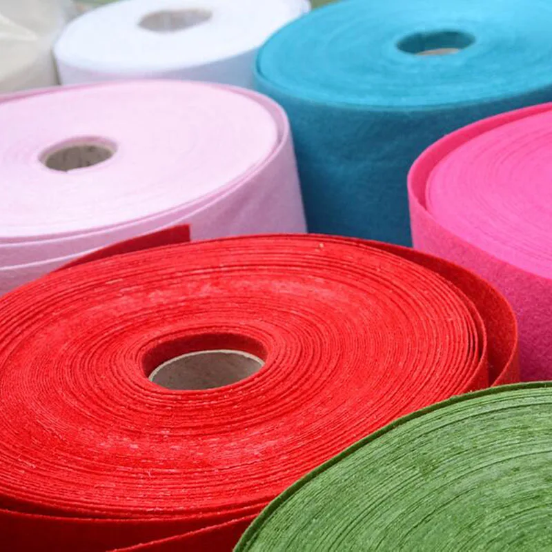 40 Pcs\lot 30x30 cm Polyester Felt Fabric Cloth DIY Handmade Sewing Home Decor Material Thickness 1mm Mix Color 11.8x11.8inch | Дом и сад