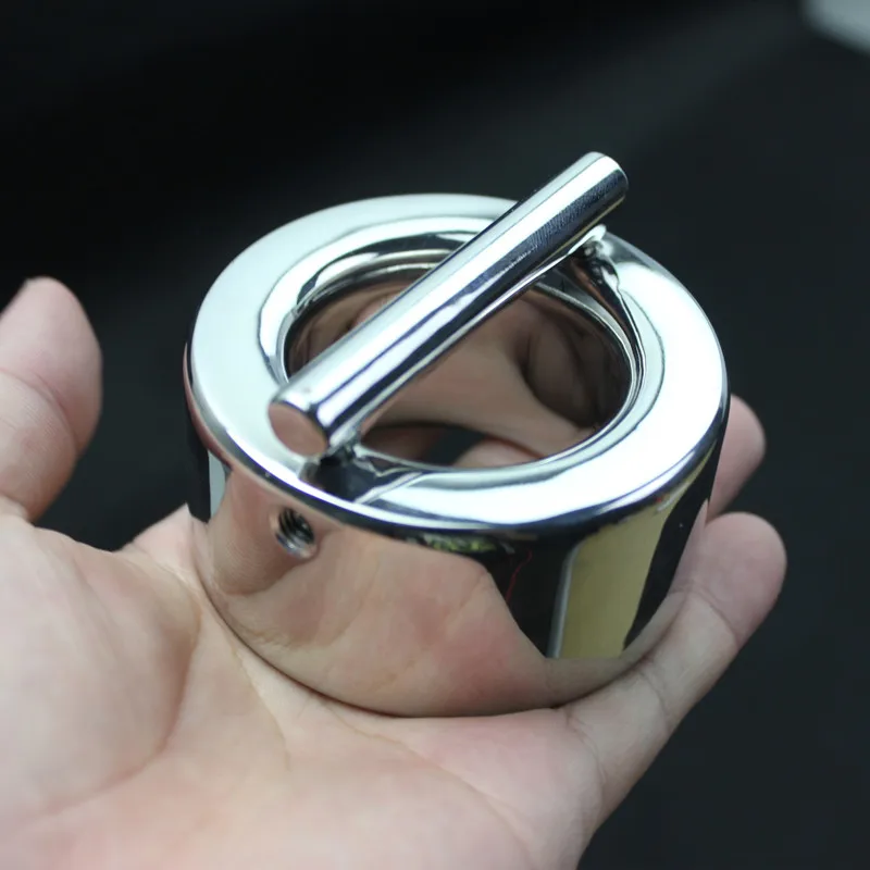 Нержавеющая сталь Мошонка кулон яйца раздельный бондаж на пенис кольцо