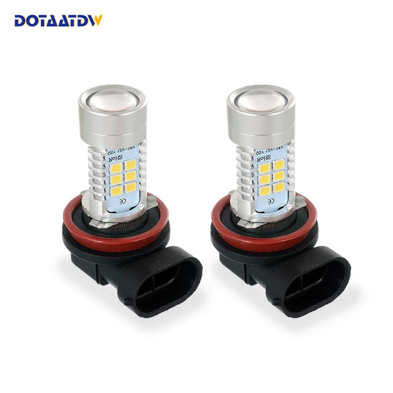 Автомобильные светодиодсветодиодный лампы DOTAATDW 2x 800lm H8 H11 9005 9006 противотуманные