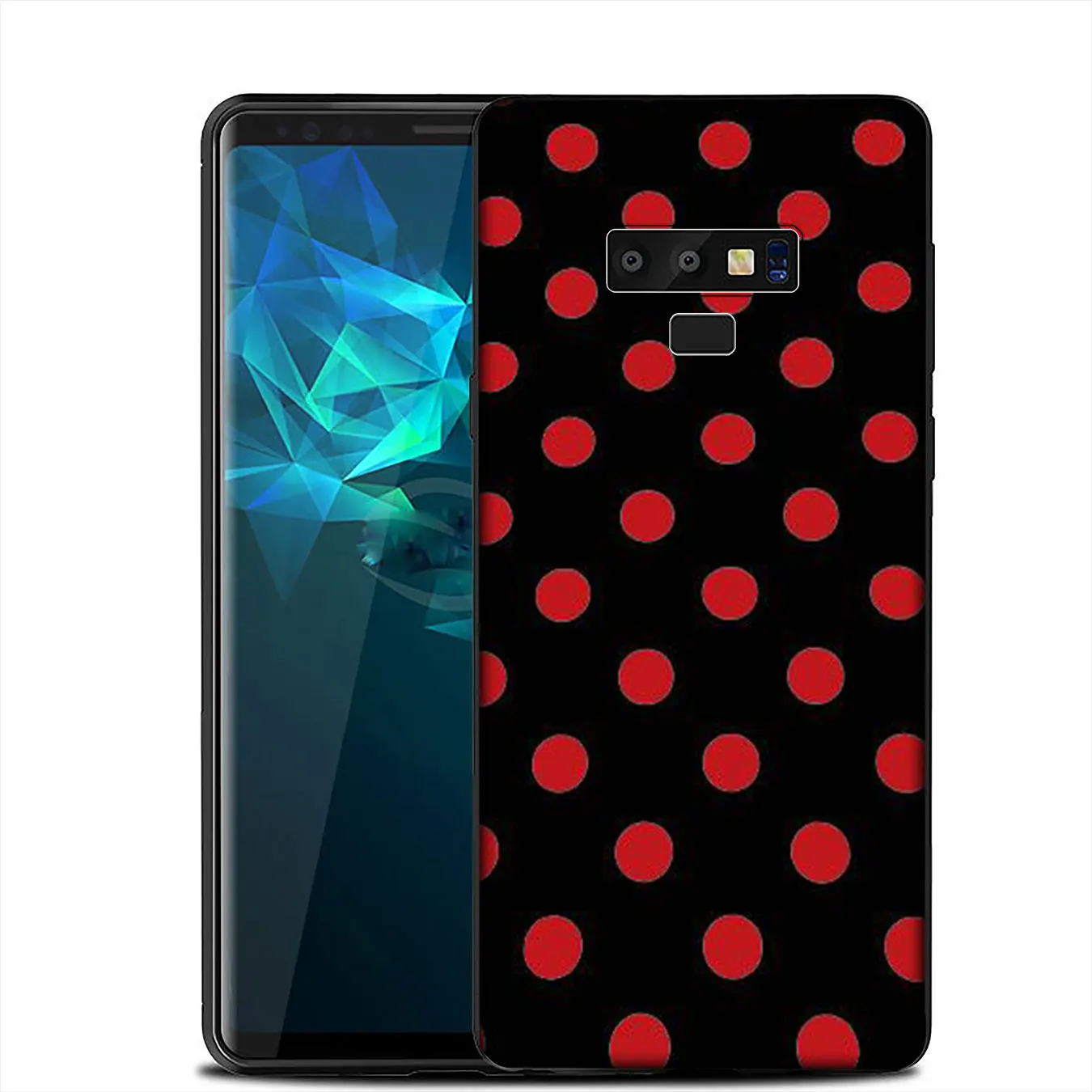 IYICAO Мягкий силиконовый чехол в розовый горошек для Samsung Galaxy A6 A9 A8 A7 2018 A3 A5 2016 2017 Note 9