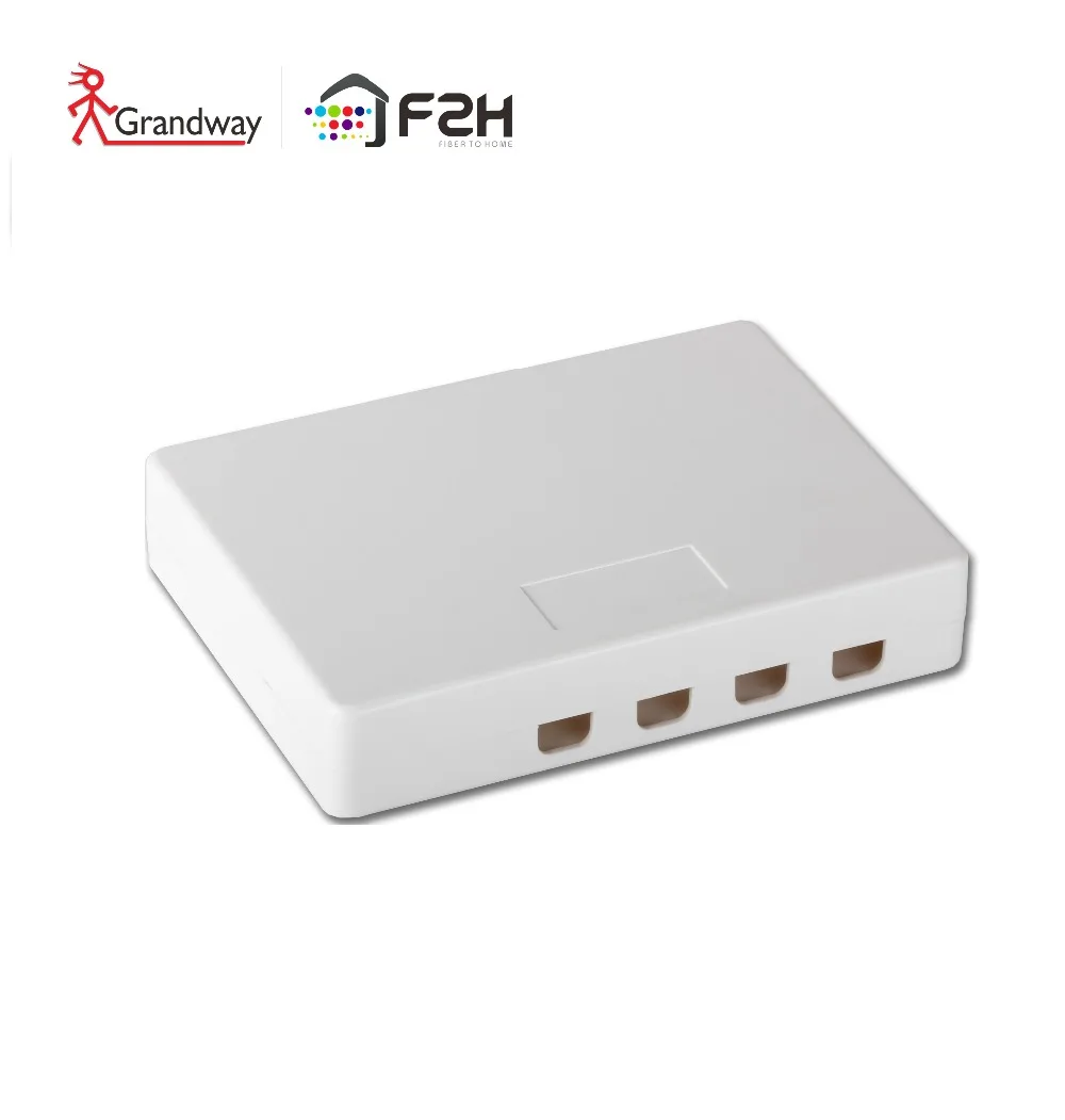 

[Grandway ODN] FTTH 4 cores indoor fiber Optical Box/Outlet F2H-FFS-4-A