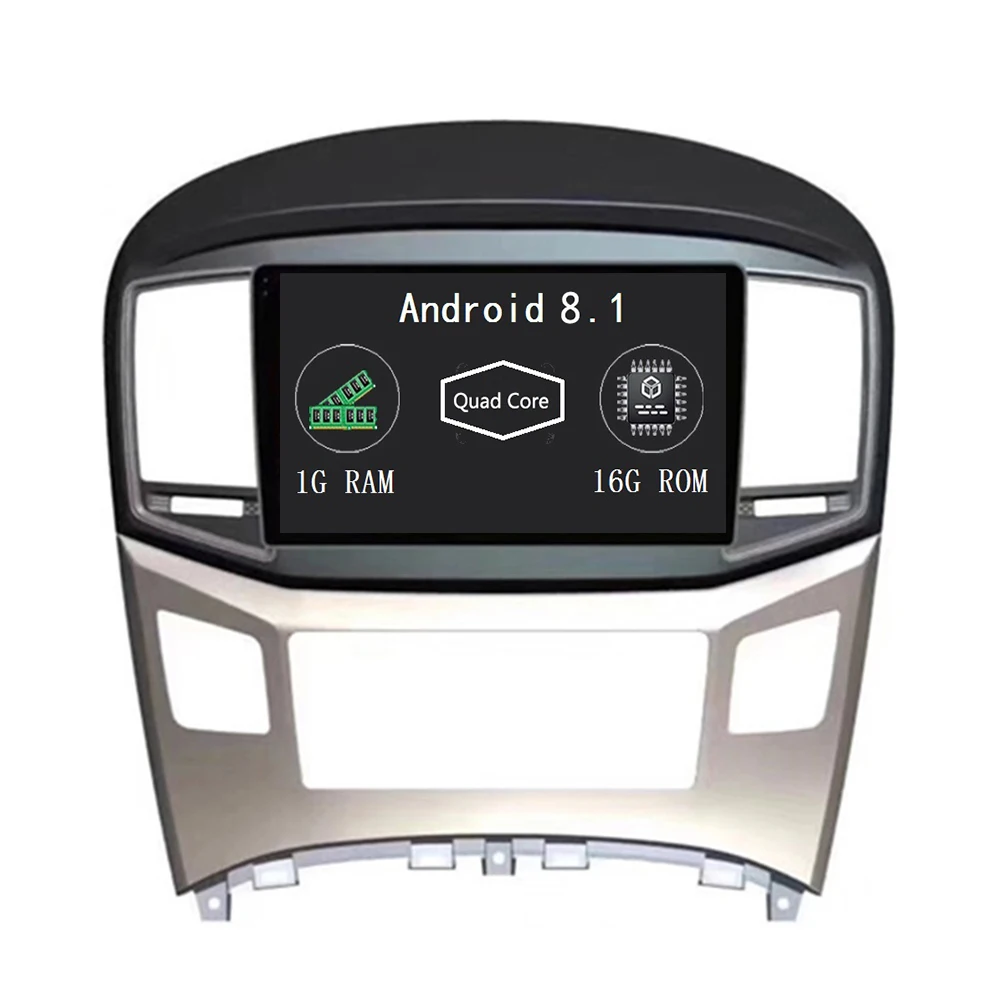 Android 8 1 автомобильный радиоприемник gps для hyundai H1 Starex Royale Cargo 2007-2013 мультимедийный