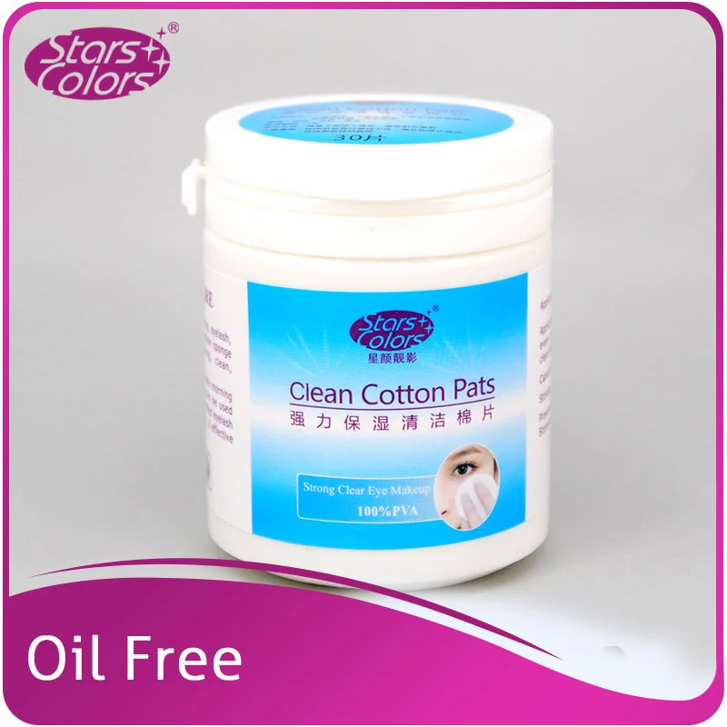 Лидер продаж 30 штук в бутылке быстрое средство для удаления ресниц чистые ватные