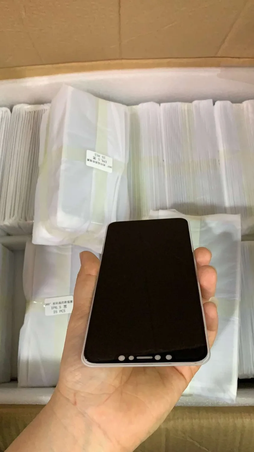 25 шт./лот антибликовое закаленное стекло экрана для iPhone X XR XS MAX Антибликовая