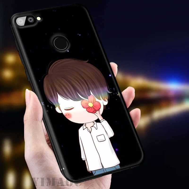 Best Friend Girlfriend Couple Soft Case for Huawei Mate 20 10 P30 P20 Pro P10 P9 P Smart Z 2019 &amp Nova 3 3i Lite |