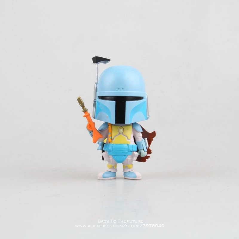 

Disney Star Wars 4 styles Boba Fett Q version 10.5-11.5cm Action Figure Anime Decoration Collection Toys model for children gift