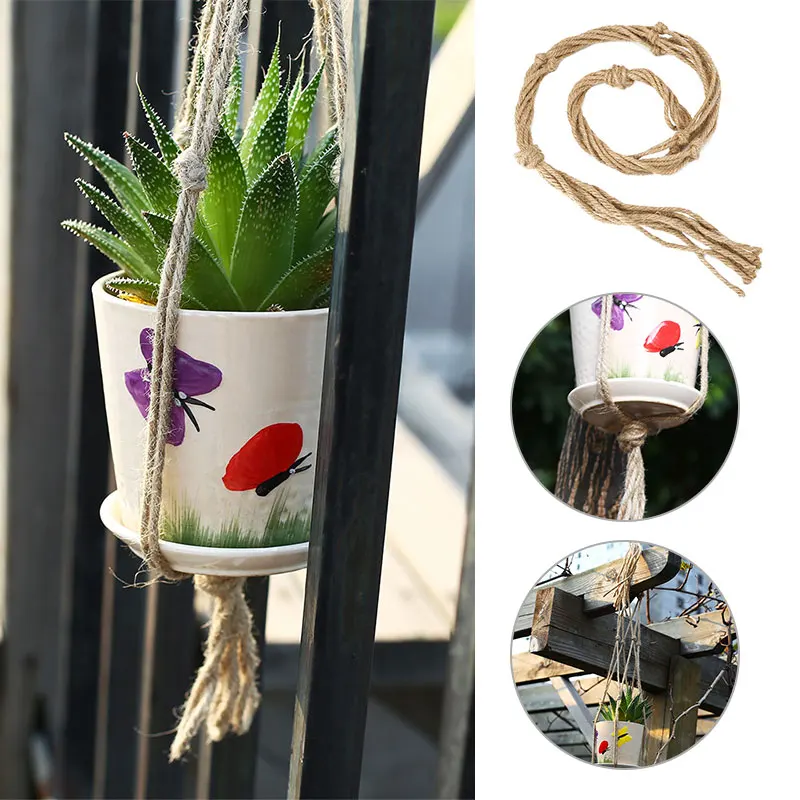 1 шт. подвесная веревка для горшка 2 размера|Цветочные горшки и кадки| |