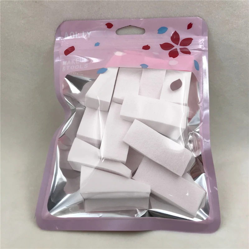 8 шт./лот мягкий треугольный лак для ногтей Гель градиентный цвет штамповка