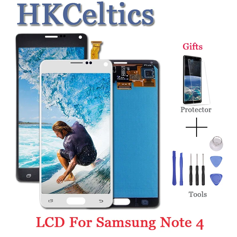 ЖК-дисплей и дигитайзер сенсорного экрана для Samsung Galaxy Note 4 Note4 N910 N910C N910A N910F N910H |