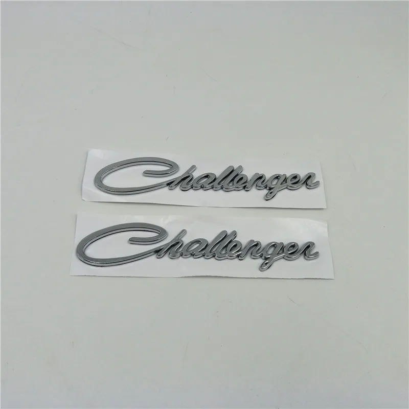Для Challenger Fender задний багажник хромированная эмблема бейдж шильдик наклейка