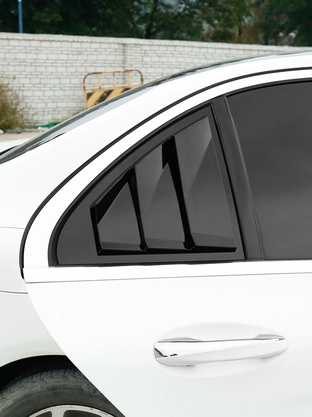 Для Mercedes Benz A класс W176 W177 хэтчбек CLA C Class W117 C117 W205 задней двери автомобиля оконные жалюзи отделка наклейки автомобильные аксессуары