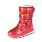 Ботинки женские зимние с круглым носком, Классическая теплая обувь на пуговицах, зимние боты