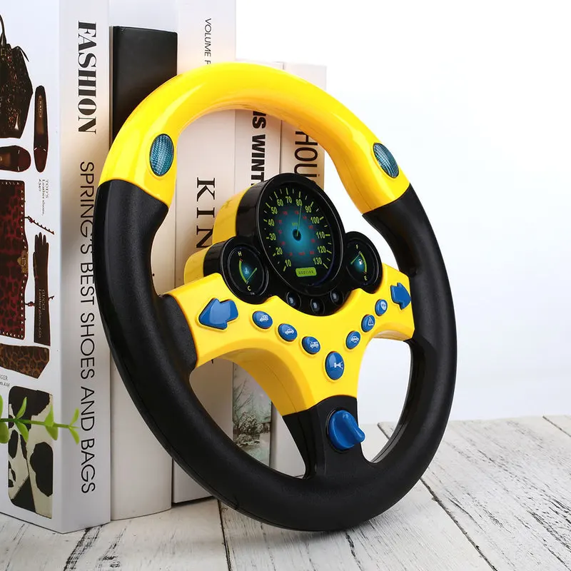 Светодиодный руль электрический свет музыкальная игрушка раннее образование