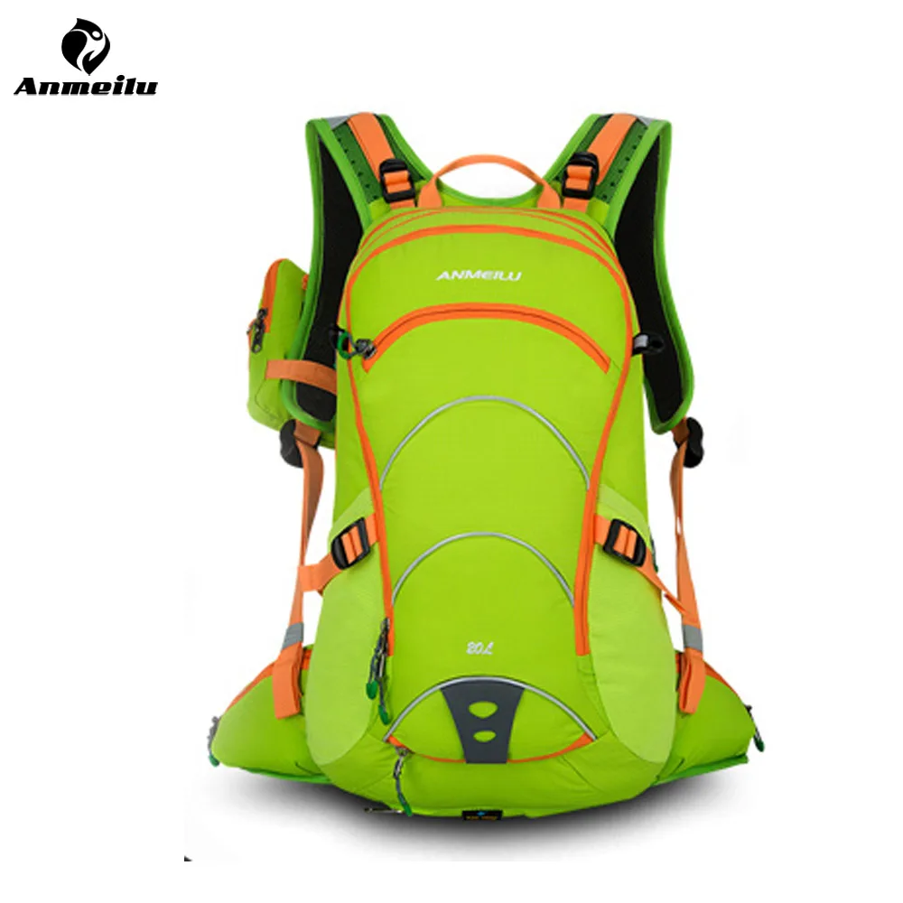 Kopen ANMEILU Nylon Sport Bag Outdoor Rugzak Professionele Waterdichte Reflecterende Tas Reizen Wandelen Camping Bolsas Klimmen Rugzak
