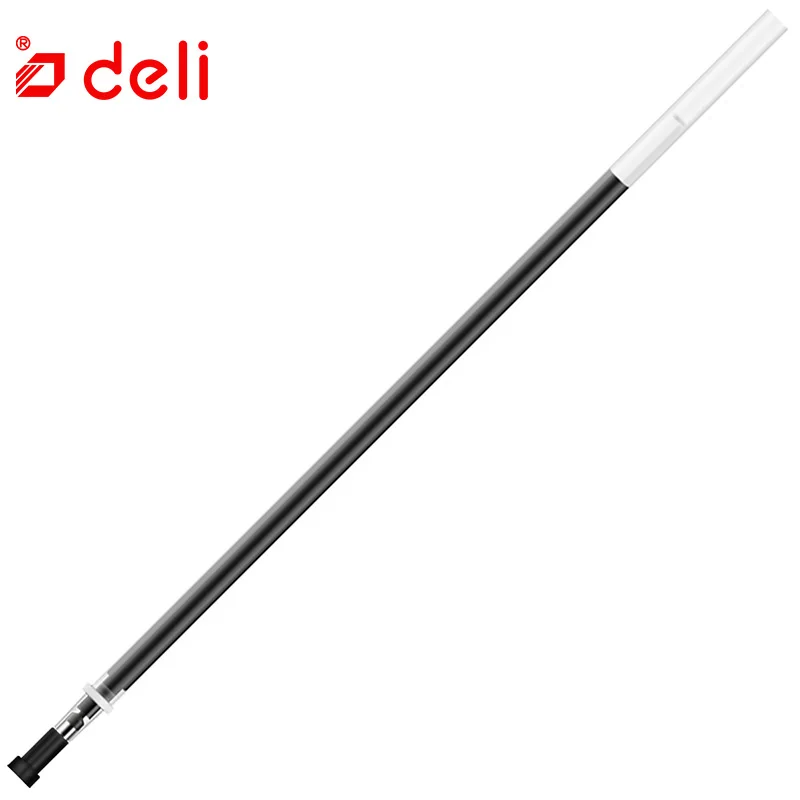 Deli 20pcs нейтральная ручка заправляемая ручка для студентов канцелярские товары 0,5 мм синий черный красный чернила гелевая ручка повторная заливка Замена для письменная ручка школьные принадлежности - Цвет: as picture