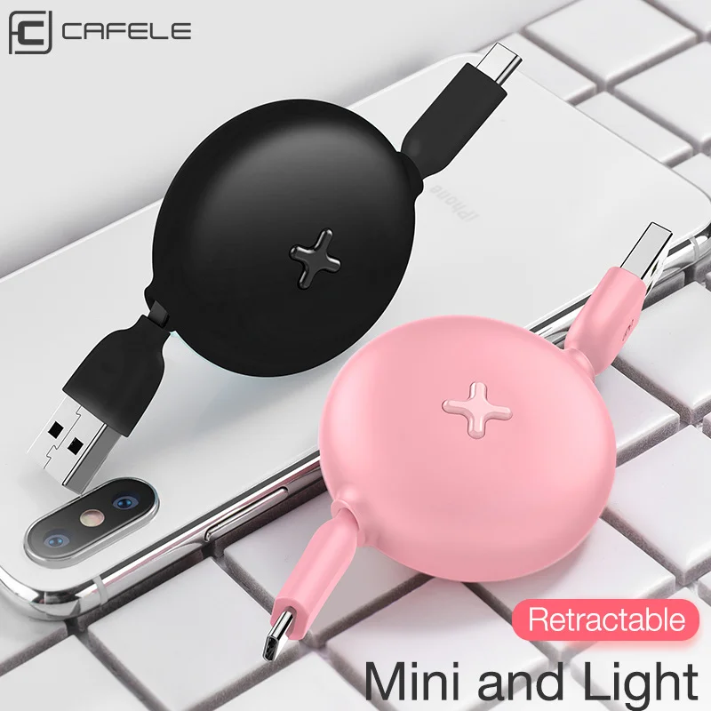 USB кабель CAFELE Type C для быстрой зарядки телефонов Huawei Xiaomi Samsung Galaxy S9|Кабели
