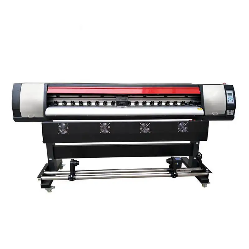 Outdoor Xp600 Eco Solvent Printer Double Printhead Pvc Canvas Vinyl Printing Machine 1.8M Flex Banner Printer Plotter