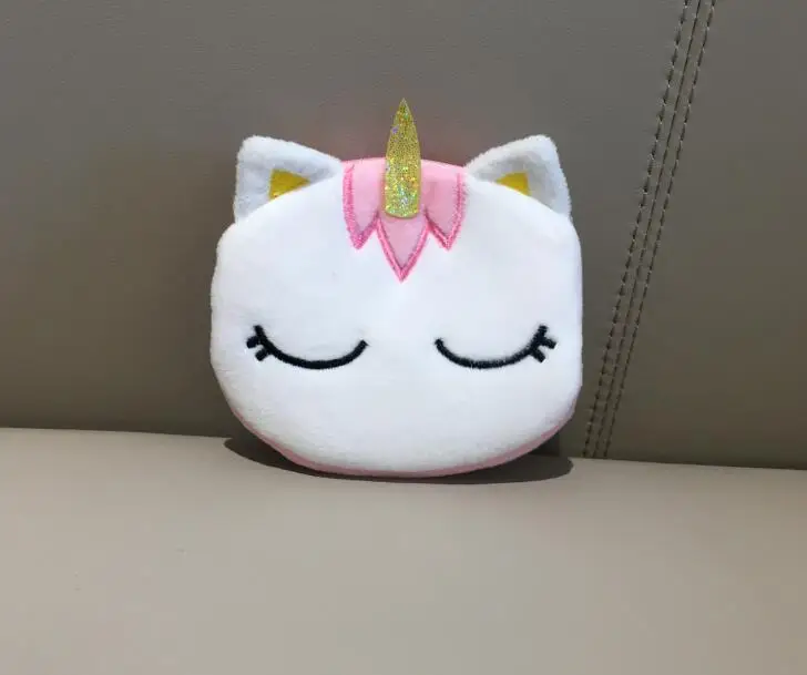 10 cm 12 шт. мультяшный плюшевый Кошелек для монет Единорог сумка для монет нулевой кошелек женский маленький кошелек сумка для ключей карман для карт - Цвет: 10 cm