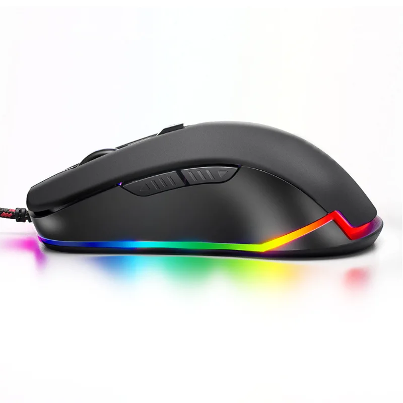 2019 новая игровая мышь 2400 dpi Регулируемая компьютерная оптическая RGB проводная USB