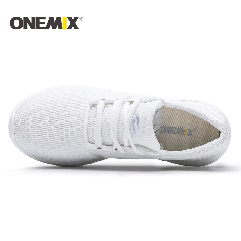 Новинка беговые кроссовки унисекс Onemix из дышащей сетки для мужчин легкие обувь