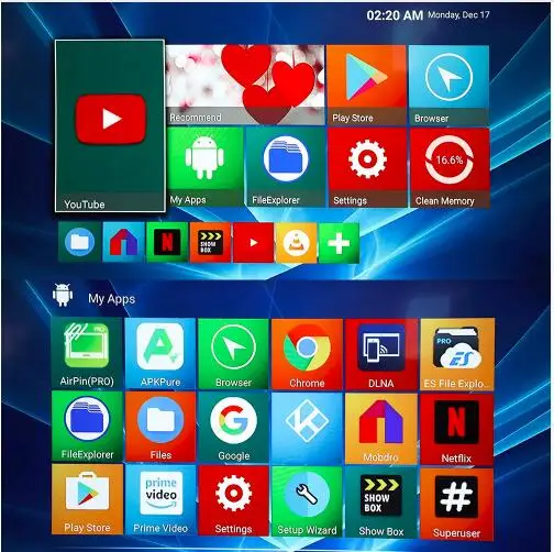 20 шт HK1 Мини Android 9,0 Rockchip 3229 четырехъядерный 2 ГБ DDR3 16 Гб rom 2,4G WiFi 4K H.265 Смарт медиаплеер телеприставка