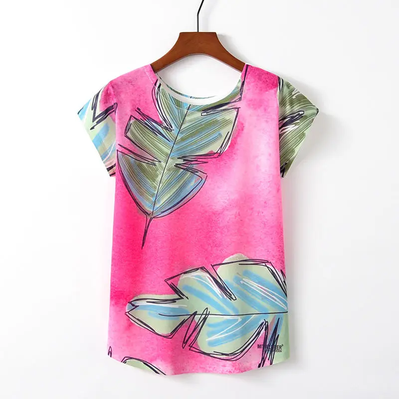

Summer T Shirt Women Cartoon Printed T-shirts Casual Cotton Short Sleeve O-Neck Women Tops korean clothes