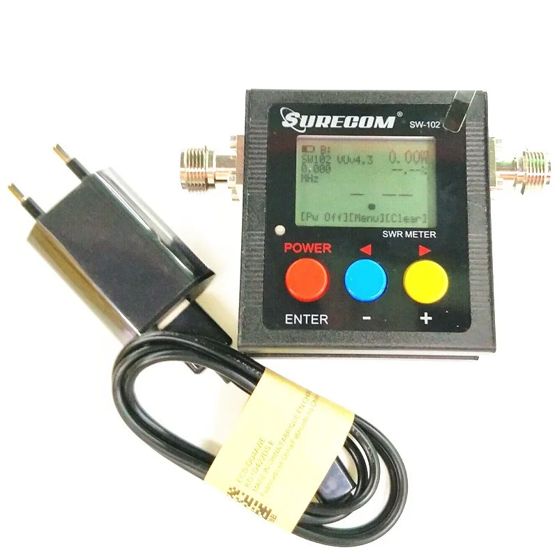 Radioddity Surecom SW 102 125 525 МГц цифровой VHF/UHF антенны Мощность измеритель коэффициента