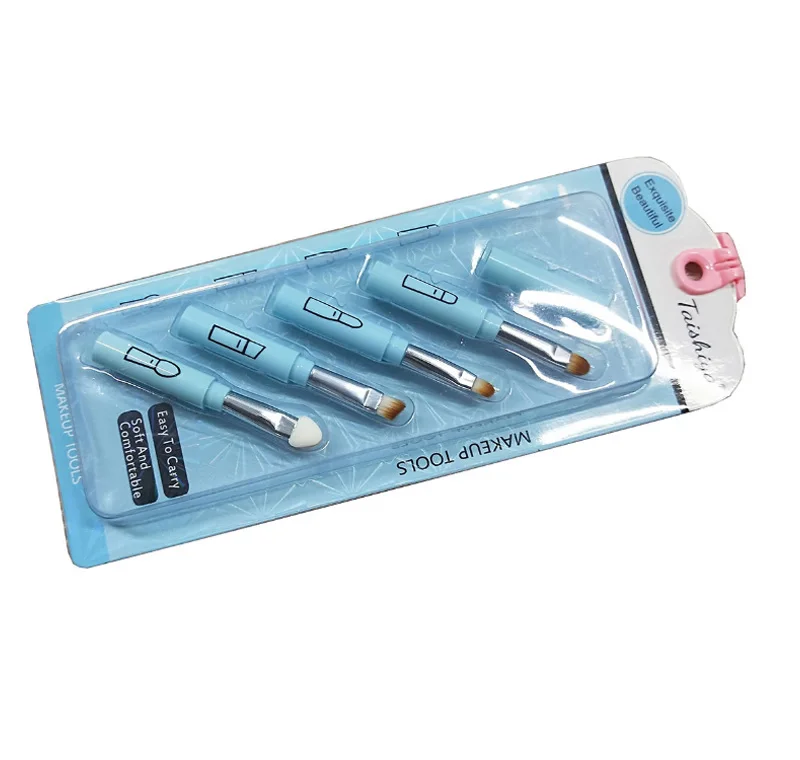 4 in one cosmetic brush multifunctional removable lip line eye shadow sponge brush. | Красота и здоровье