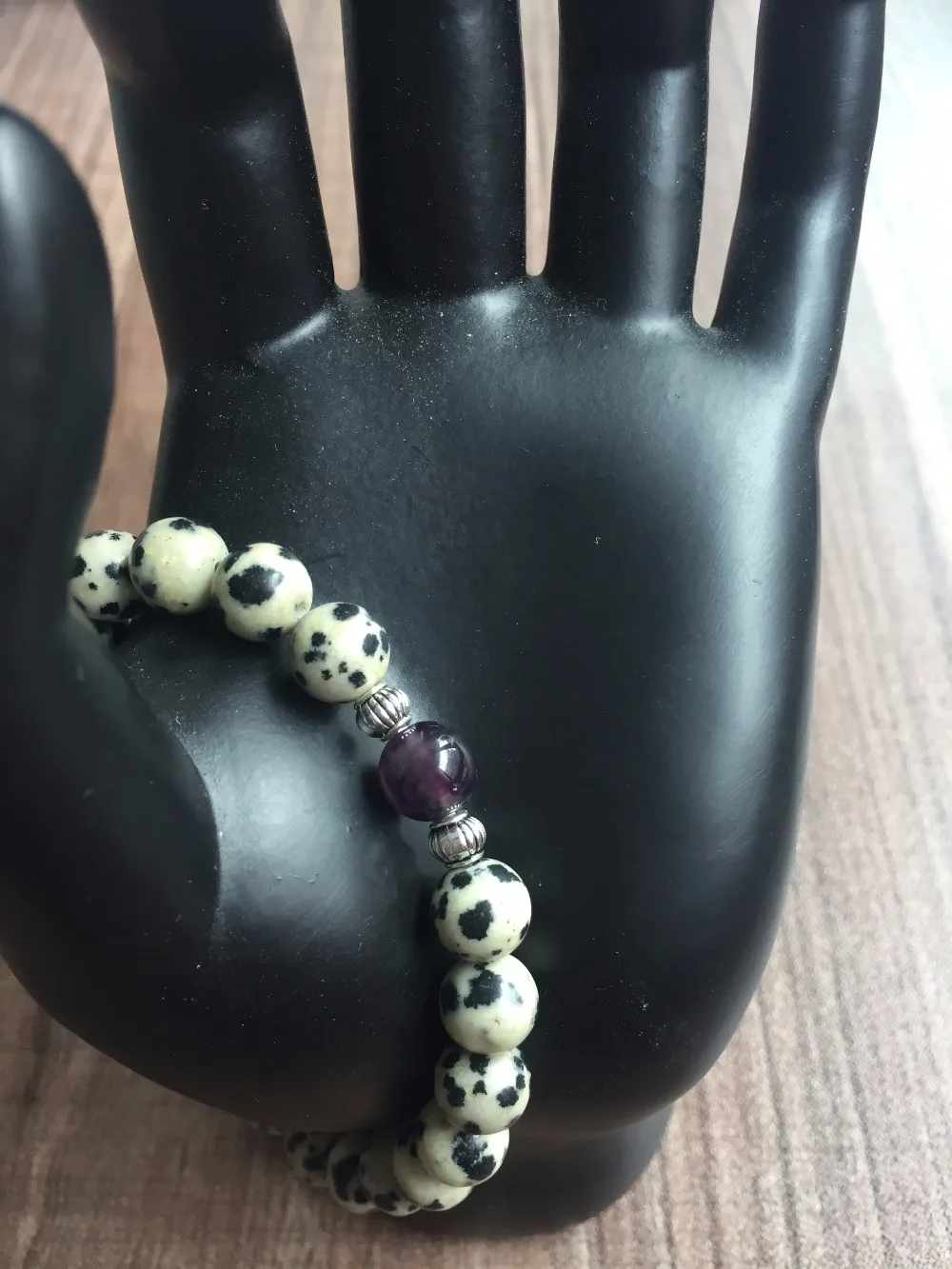 Браслеты с бусинами Rouns для женщин и мужчин браслет из далматинского жаспера 8 мм