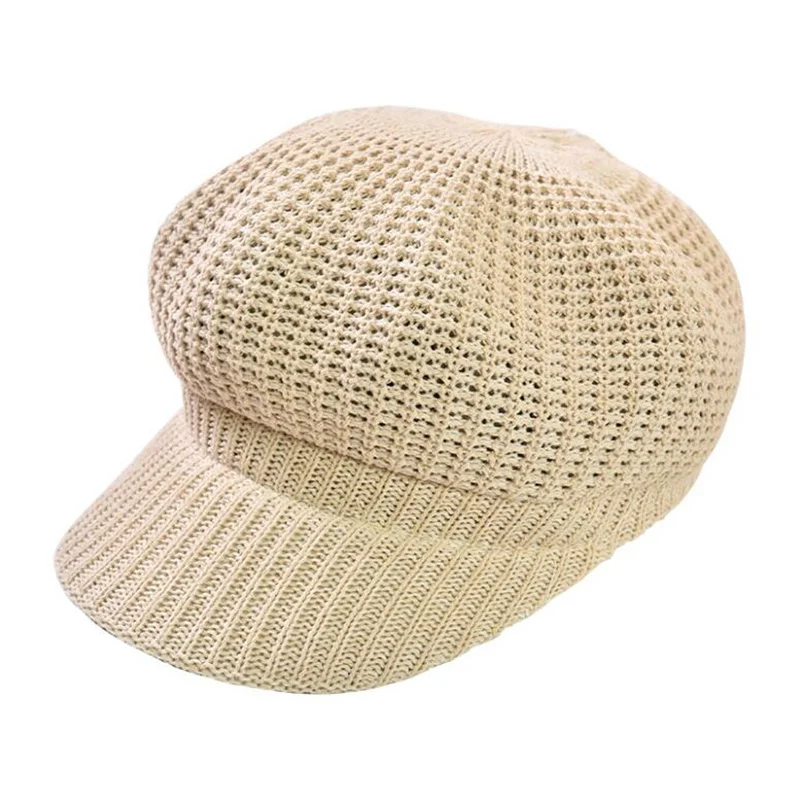 Шляпа женская Соломенная с защитой от солнца Панама полноцветный берет