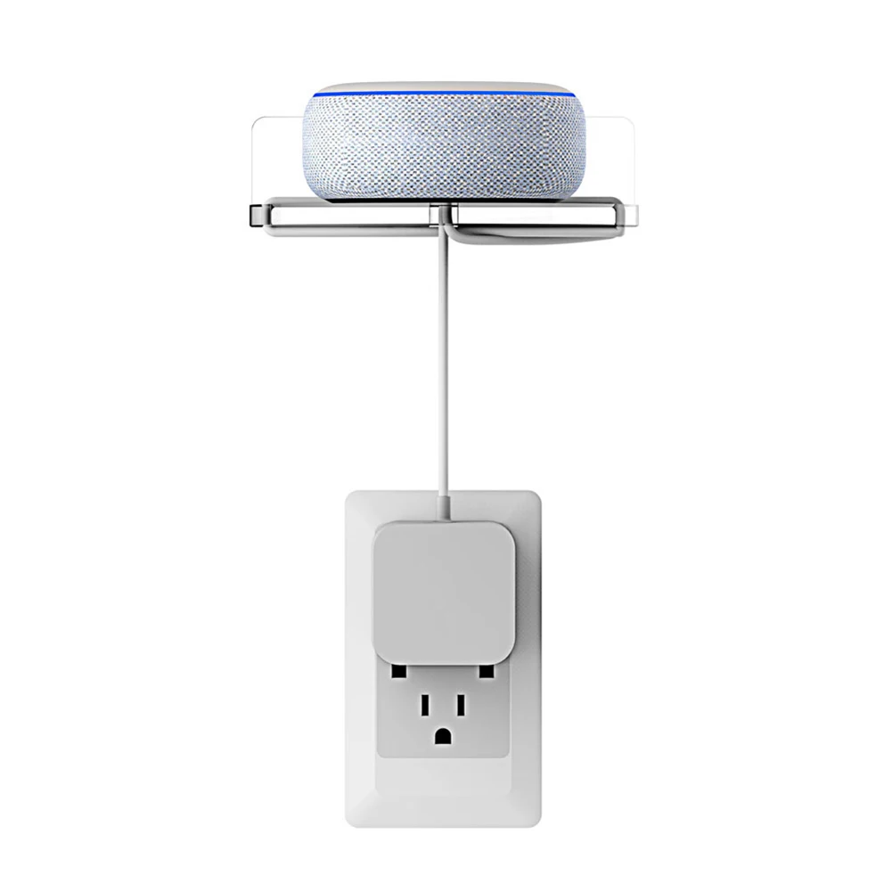 Мини Полочка с настенным креплением аксессуары подставка для Amazon Echo Dot 3 Google Home Google Wi-Fi камера слежения iPhone Xs Max XR