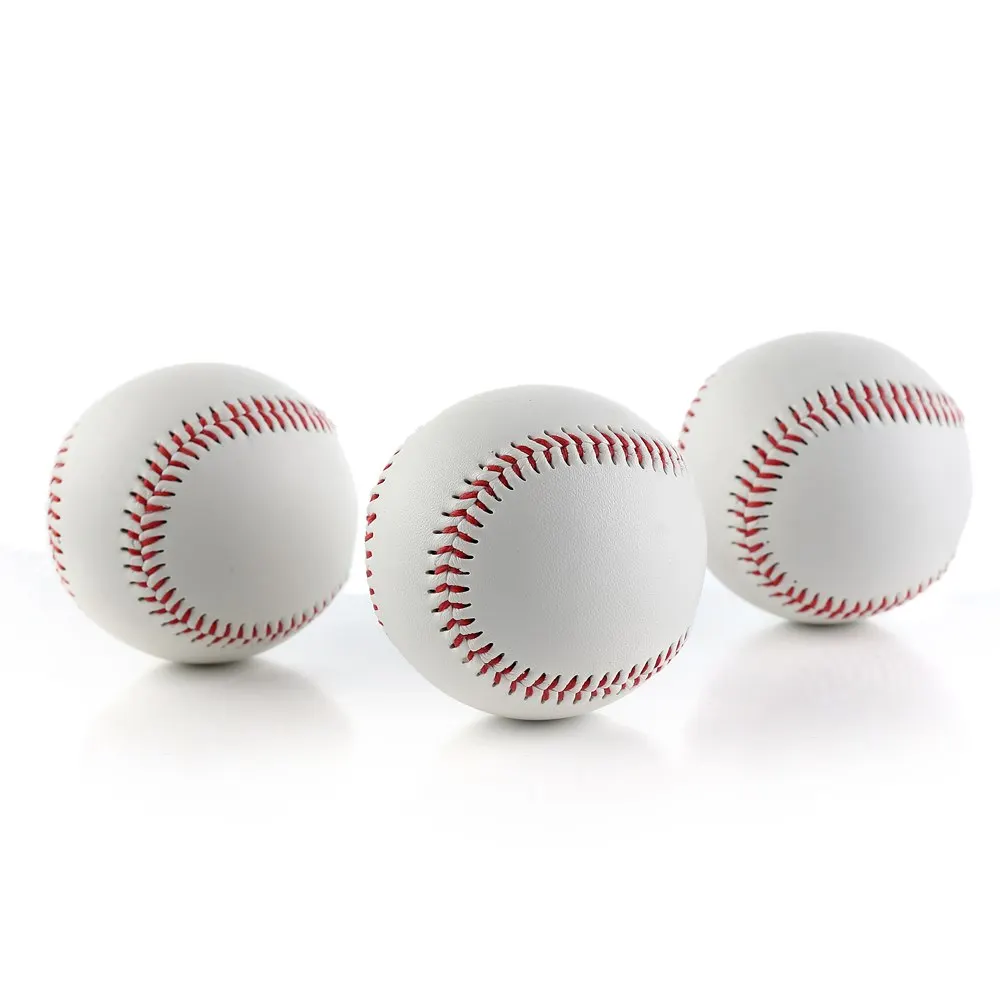 Высокое качество 9 ручной работы Baseballs тренировочный мяч мягкое наполнение