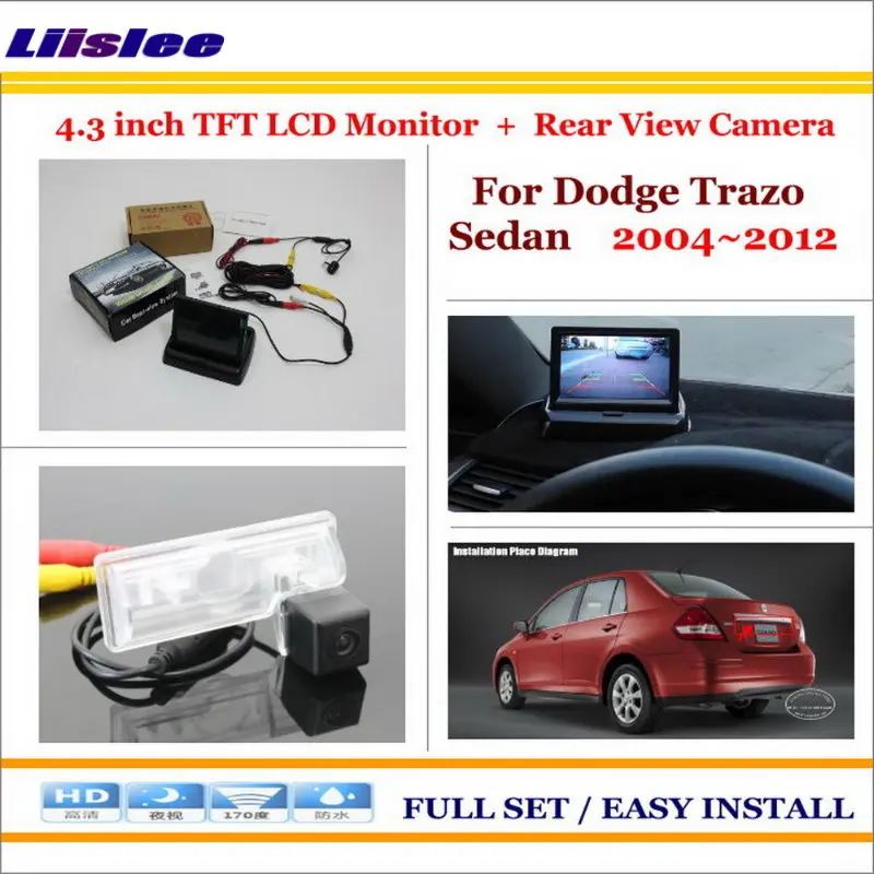 

Auto Camera For odge Trazo Sedan 2004-2012 Car Rearview Camera 4.3" LCD Screen Monitor Parking Assistance System