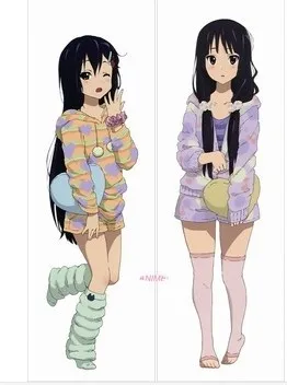 Бесплатная доставка наволочка с аниме: Akiyama Mio K ON!|hugging pillow case|anime hugging casepillow case |