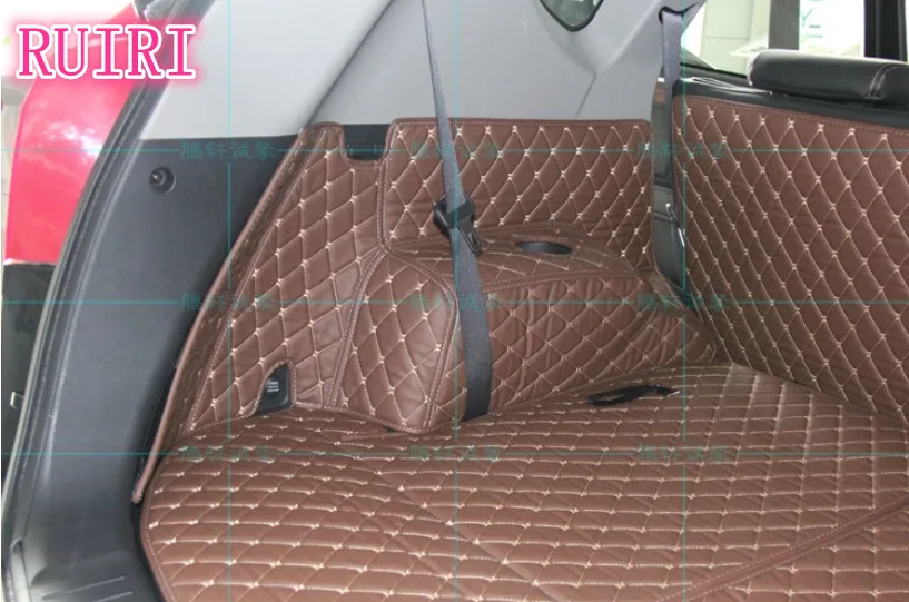 Полный набор ковриков для багажника автомобиля для hyundai Grand Santa fe 7 мест-2013 Прочный Коврик для багажника для Grand Santafe