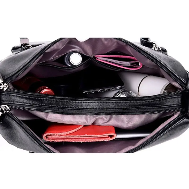 Для женщин кожаная сумка слинг через плечо женская тоут кошелек|Сумки с ручками| |