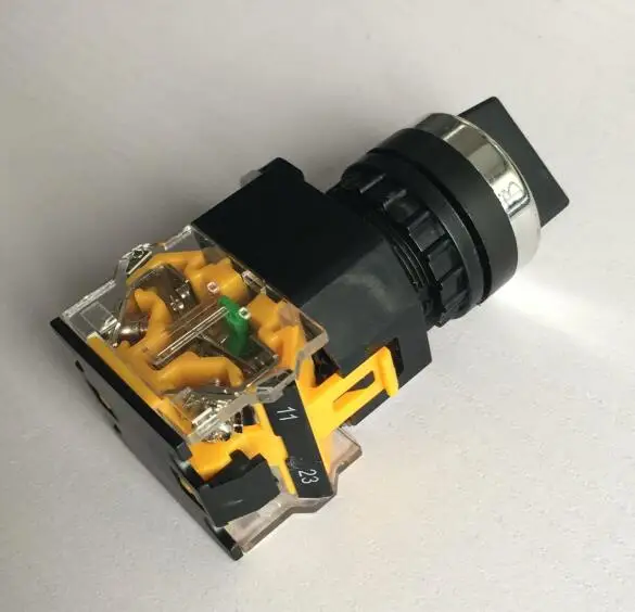 2 шт. селективная ручка на 3 позиции выключатель кнопка выбора 2NO 10A 380V LA38-20X3 / LA38-20X/3