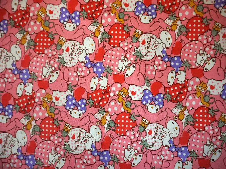 90 * 145 CM Patchwork Woven Canvas Lovely Cartoon Japan Mermaid for Children Home Textile School Bag PILLOW HANDBAG Sewing | Дом и сад