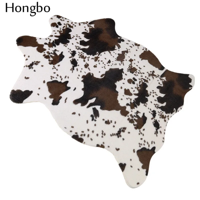 Hongbo ковер с принтом зебры коровы бархатные Искусственные кожаные коврики
