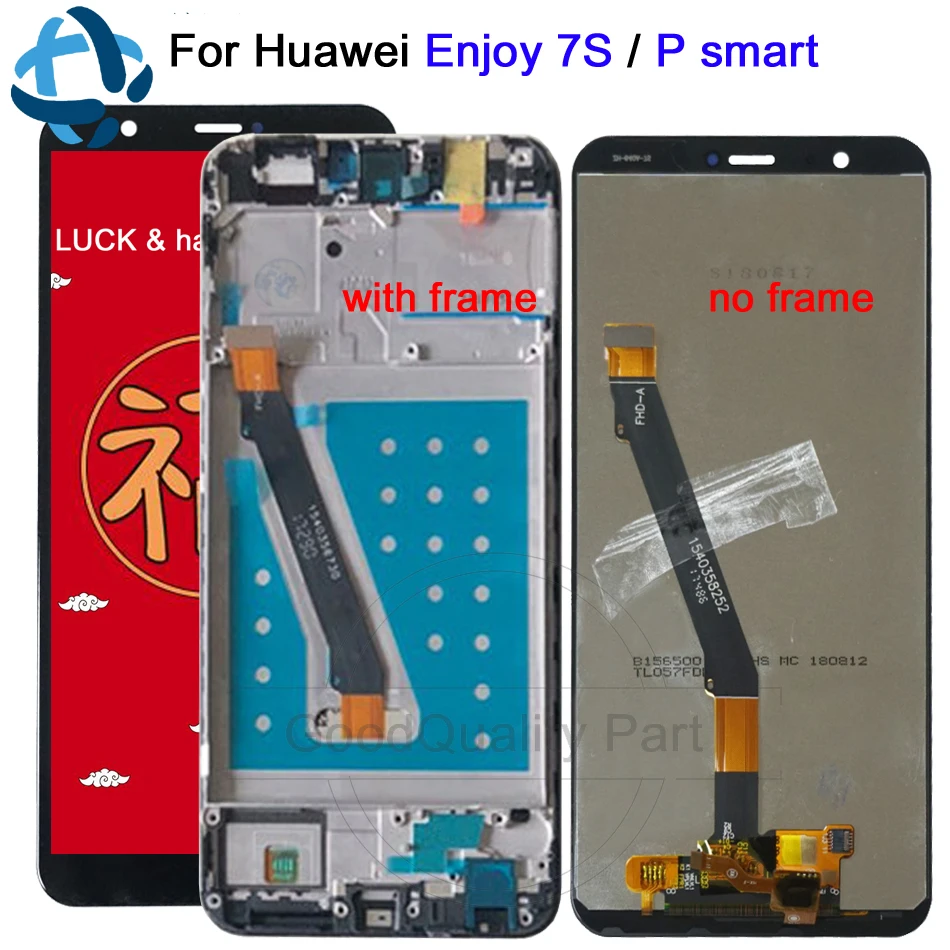 Для Huawei P Smart LCD дисплей кодирующий преобразователь сенсорного экрана в сборе с
