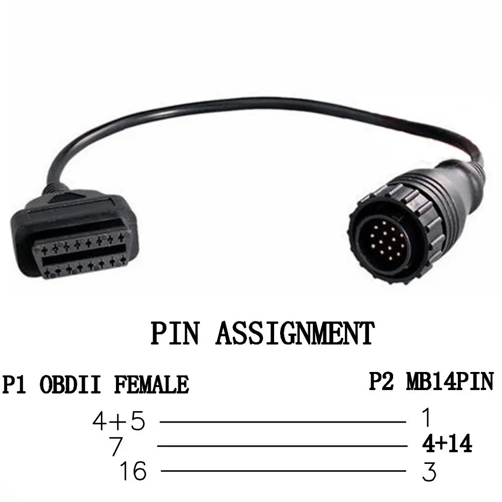 Диагностический сканер OBD 1 2 для mercedes /benz Sprinter|cable box tool|cable measurement toolcabl |