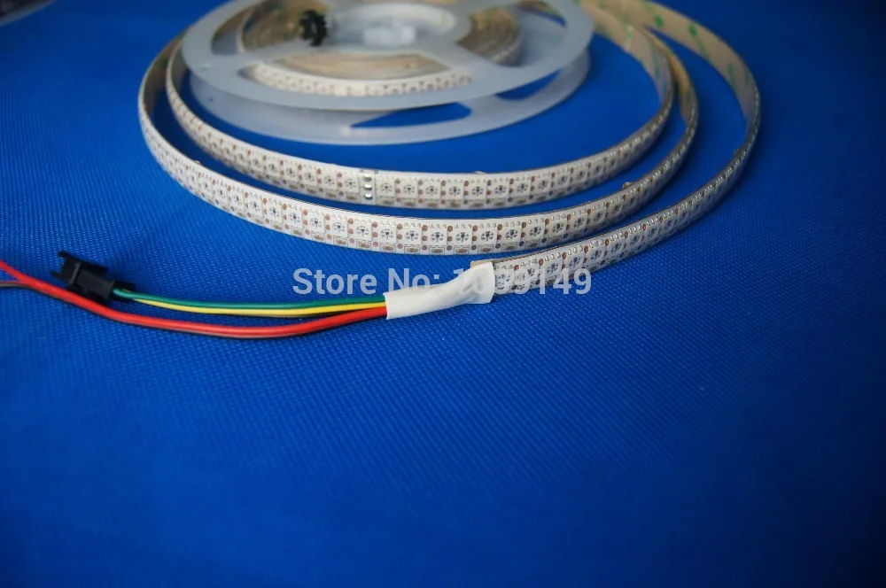 DC5V вход 4 м/рулон белый PCB WS2811 ic встроенный 5050 SMD RGB светодиодный чип цифровой WS2812B 144